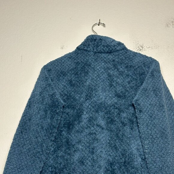 Columbia Beech Forest Fleece Jacket Women L Green Sherpa Winter Tech Outerwear - Picture 13 of 13